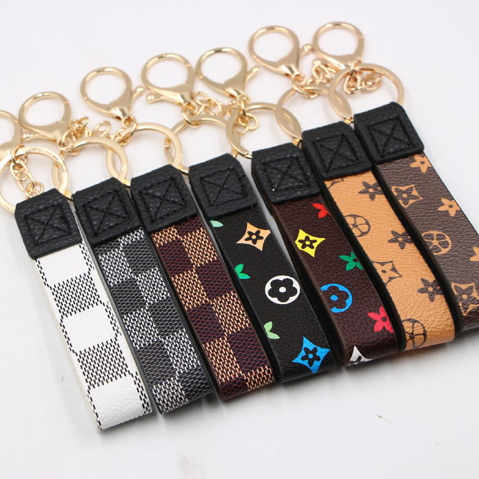 Keychain en gros cuir PU JDC-KC-Zuge042