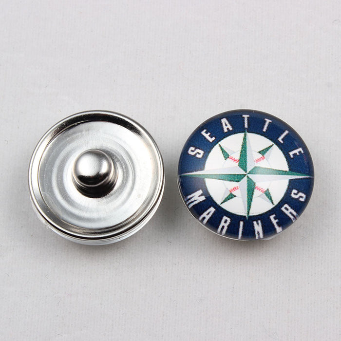 Wholesale 10 pairs/ pack 18mm Ice Hockey Team Button