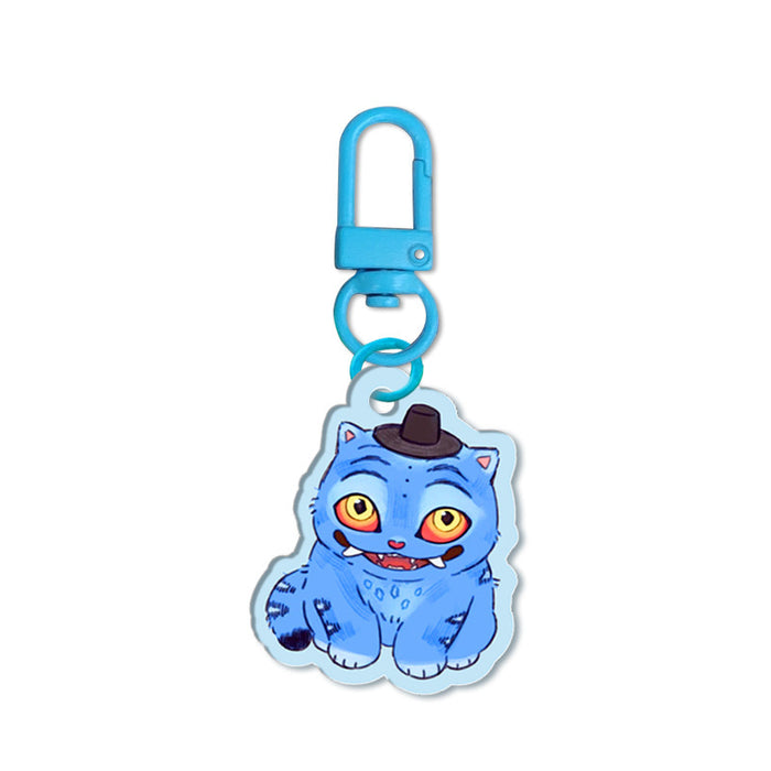 Wholesale KPOP acrylic keychain cartoon anime peripheral double-sided pendant set