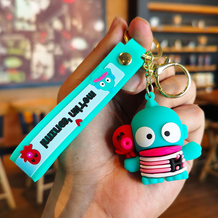 Wholesale Cartoon Silicone Doll Keychain JDC-KC-Tingm292