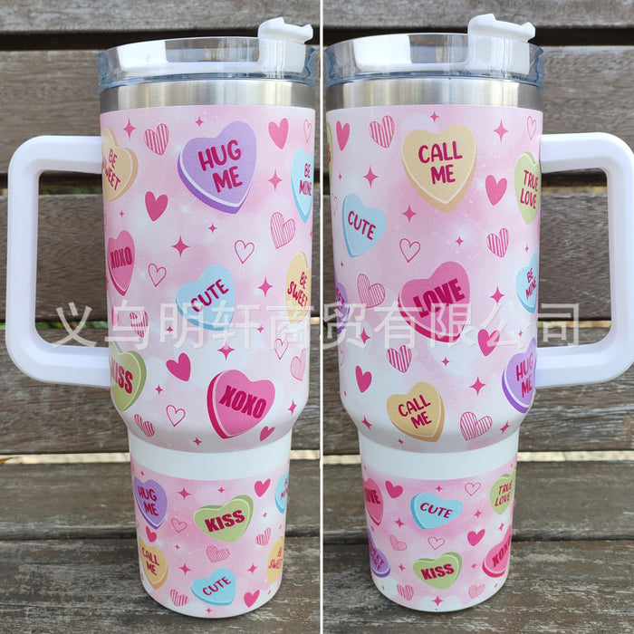 Wholesale Valentine's Day Stainless Steel Car Cup Thermos JDC-CUP-MingXuan002