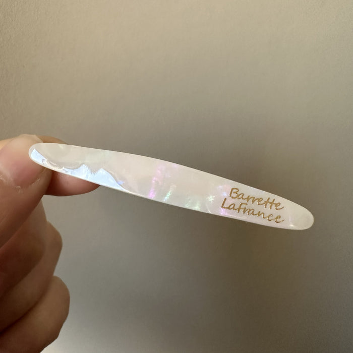 Wholesale Korean Style New Acetic Acid Gold Label Bangs Clip Side Clip Hawksbill Color Magic Color White Hairpin Side Clip Broken Hairpin