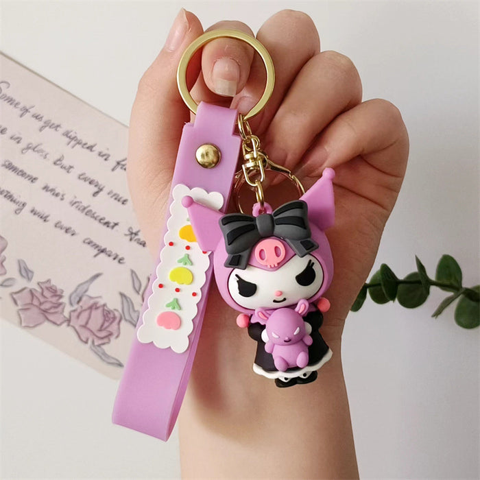 Wholesale Cartoon Silicone Doll Keychain JDC-KC-HaoXi011