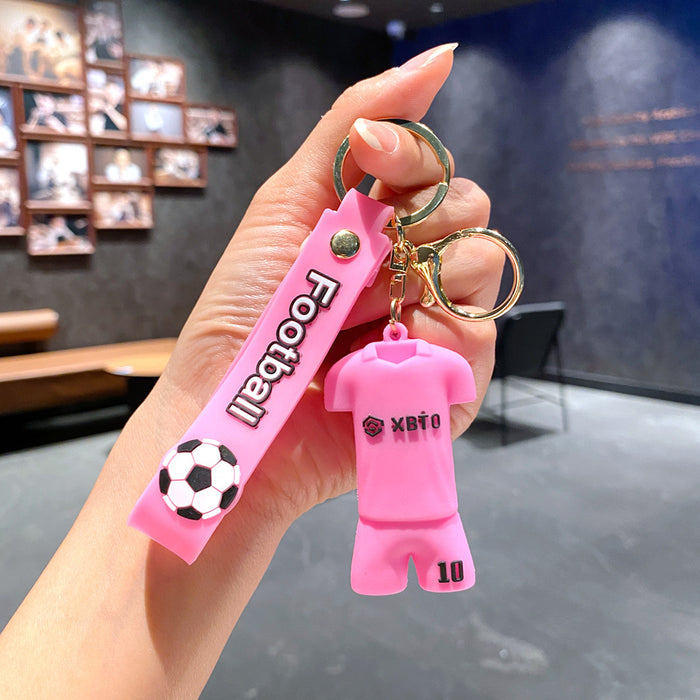 Wholesale World Cup star keychain doll pendant bag car key chain