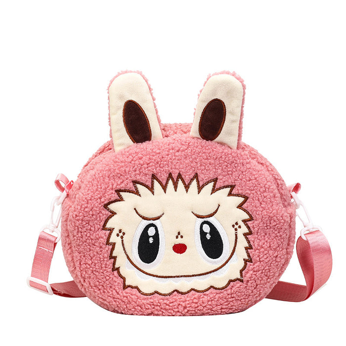 Wholesale Portable Doll Crossbody Bag Cartoon Backpack Doll Coin Plush Bag Children' s Backpack
