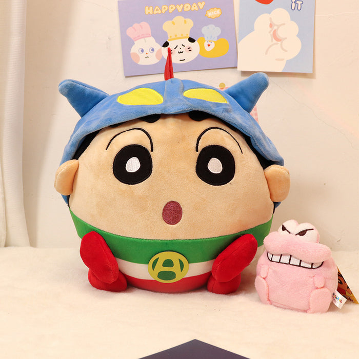 Wholesale Cute cartoon with hood transformed into plush toy