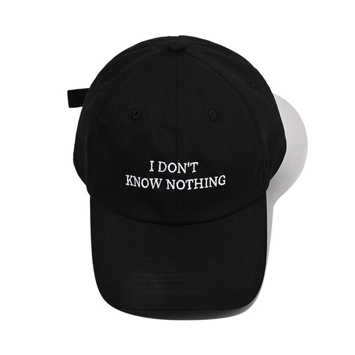 Wholesale Baseball cap embroidered letters duckbill cap soft top sun hat