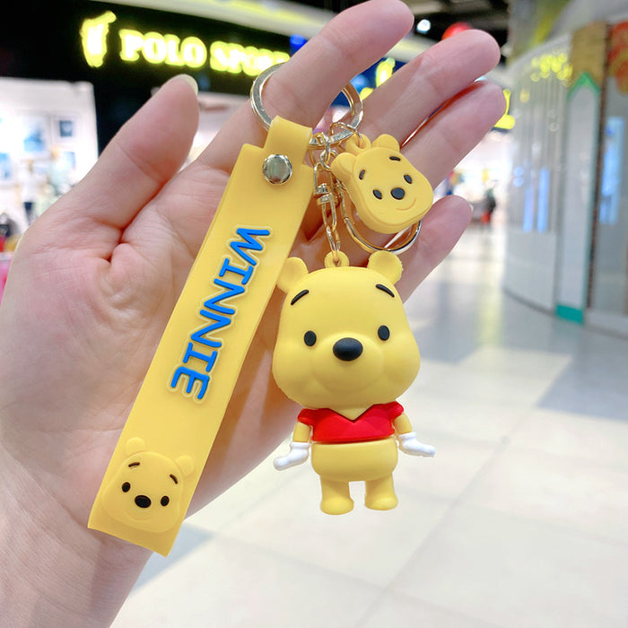 Wholesale cartoon keychain, car keychain, backpack pendant, doll