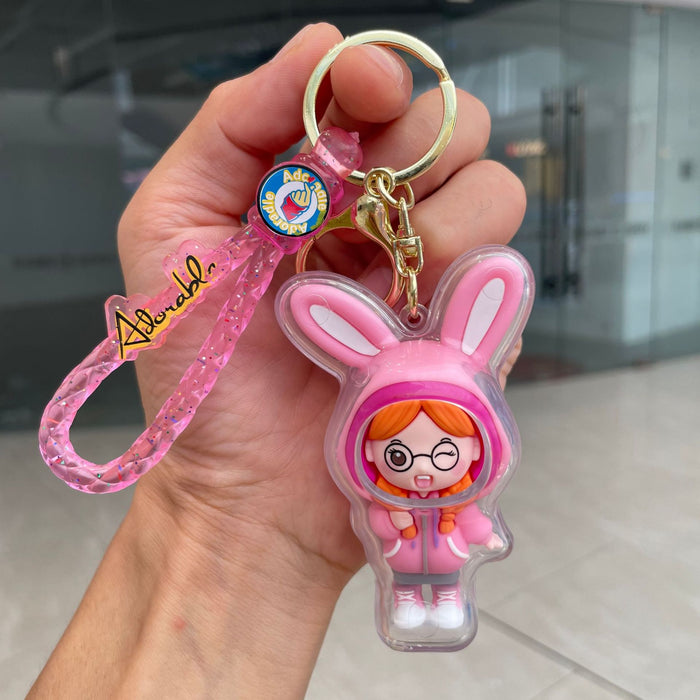 Wholesale Couple keychain, car keychain, cute doll, backpack pendant, exquisite small gift