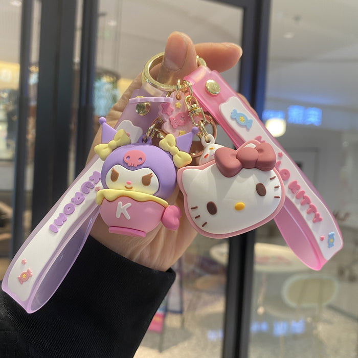 Wholesale cartoon snacks family keychains JDC-KC-PengYu36