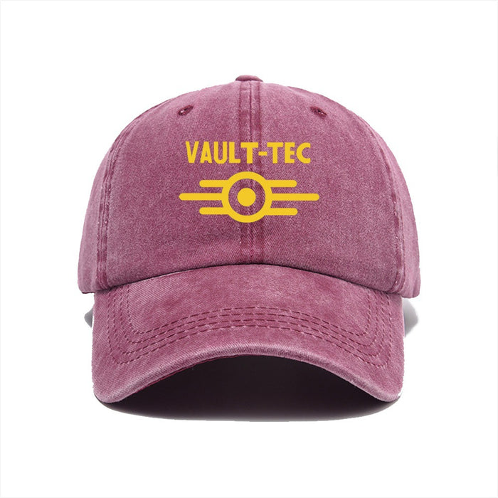 Wholesale Printed baseball cap for outdoor leisure, sun shading, washed retro trend