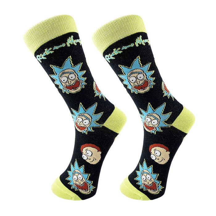 Wholesale Cartoon Letters Men's Mid-tube Socks JDC-SK-YiYan080