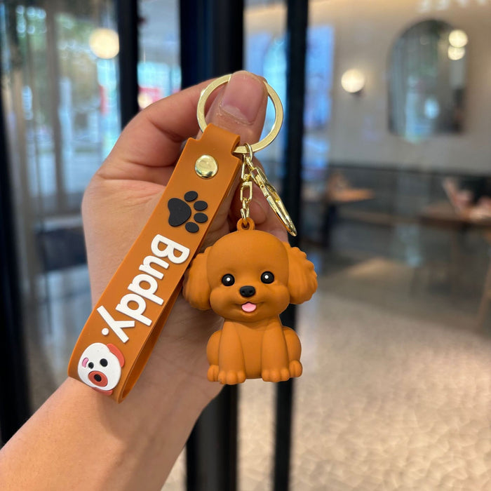 Wholesale Cute animal plush keychain