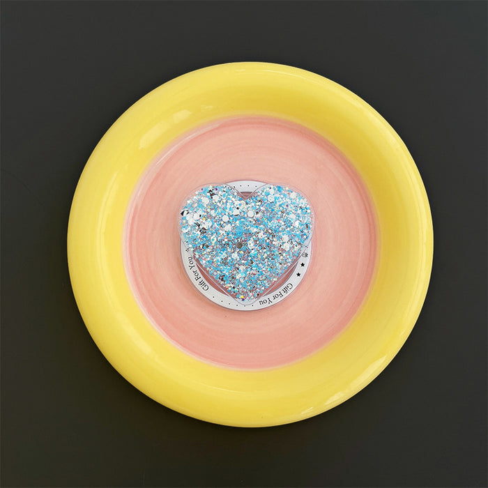 Wholesale sequins glitter mobile phone airbag stand