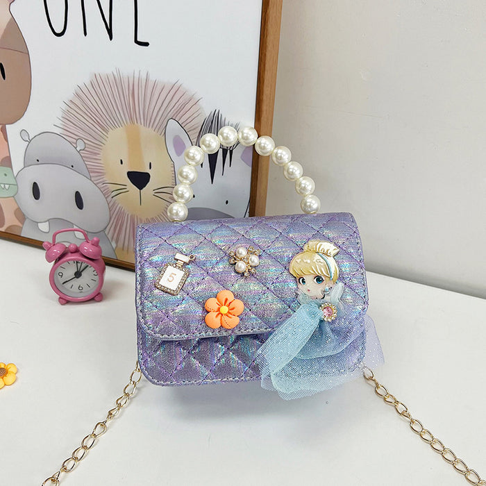 Wholesale Girls' Bag Crossbody Bag Princess Beautiful Explosive Handbag Girl Fashion Shoulder Bag Baby Girl Cute Small Satchel