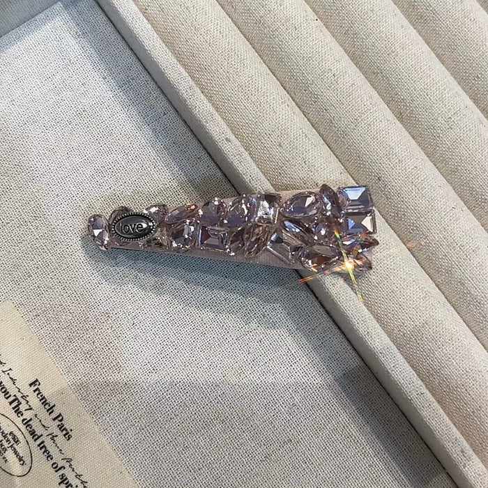 Wholesale Hairpin Full Diamond Hairpin Flash Diamond Side Clip