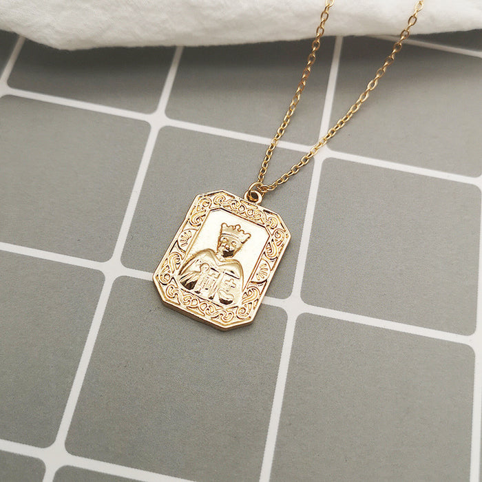 Wholesale Alloy Shell Necklace Exaggerated Personalized Jewelry