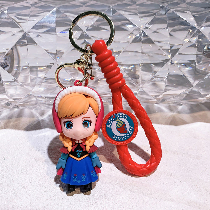 Wholesale Cartoon Silicone Doll Keychain JDC-KC-QiChao030