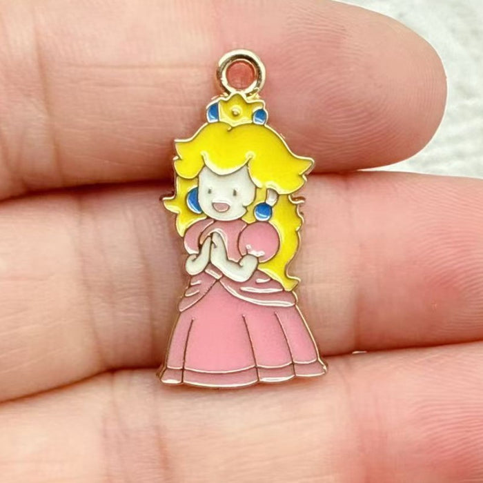 Wholesale 10pcs DIY Alloy Oil Drip Packaging Jewelry Bracelets,  Earrings,  Necklaces,  Hair Accessories,  and Pendants