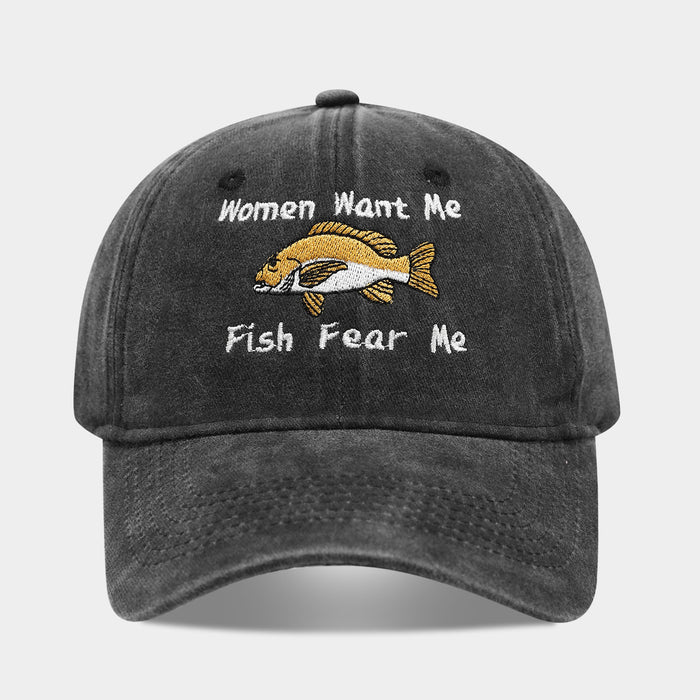 Wholesale Women' s embroidered baseball cap men' s fishing hat