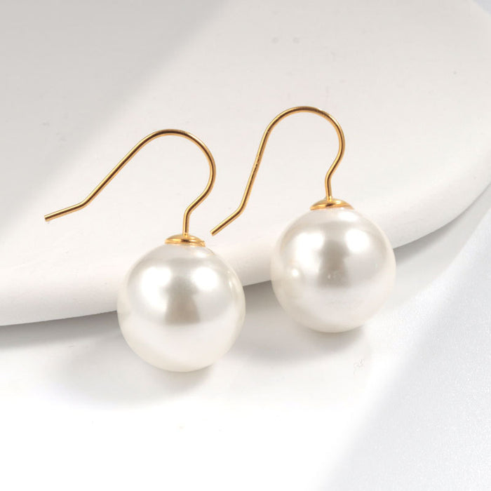 Wholesale Pearl Copper Earrings JDC-ES-MeiY003