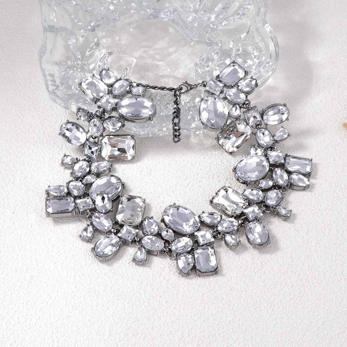 Wholesale Rhinestone Collar Necklace Exaggerated Personality Luxury Crysta