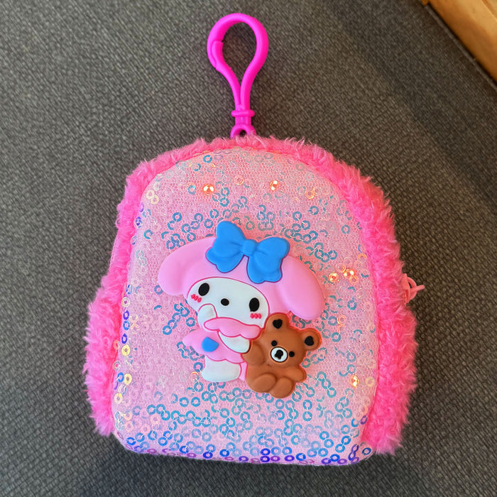 Wholesale  Keychain Pendant  Coin Purse Cartoon Colorful  Coin Purse