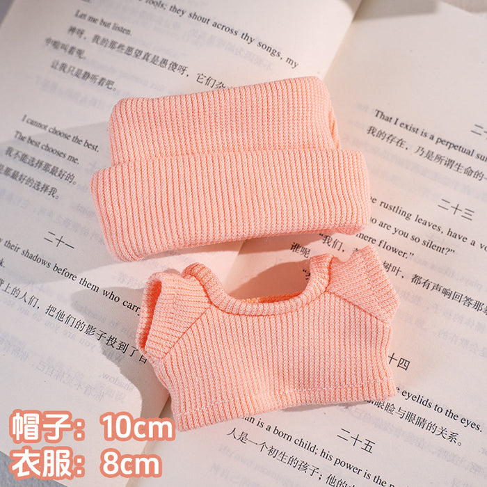 Wholesale 15cm Clothes Sitting Party Printed Clothes