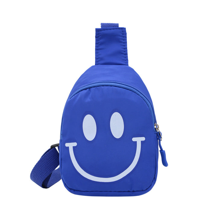 Wholesale Children's Smiling Face Chest Bag Shoulder Bag Small Shoulder Bag Sports Outdoor Bag JDC-SD-MO002