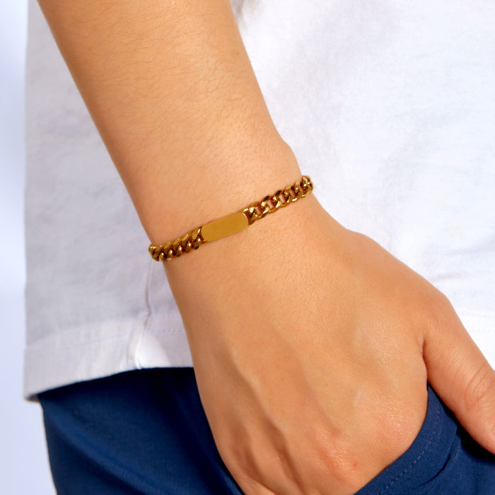 Wholesale New Titanium Steel Bracelet Stainless Steel Men's Bracelet Fashion, Simplicity, Personality, Student Handpiece Wholesale