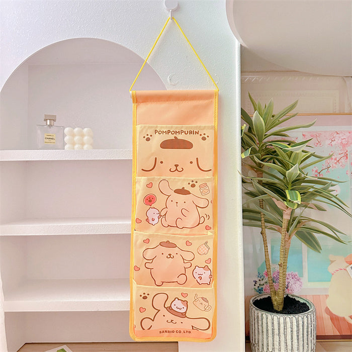 Wholesale Cartoon hanging bag storage wall hanging bag ugly fish dormitory sundries storage bag