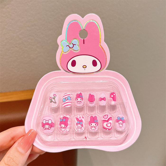 Wholesale Cartoon Sweet Little Girl Cute Nail Stickers