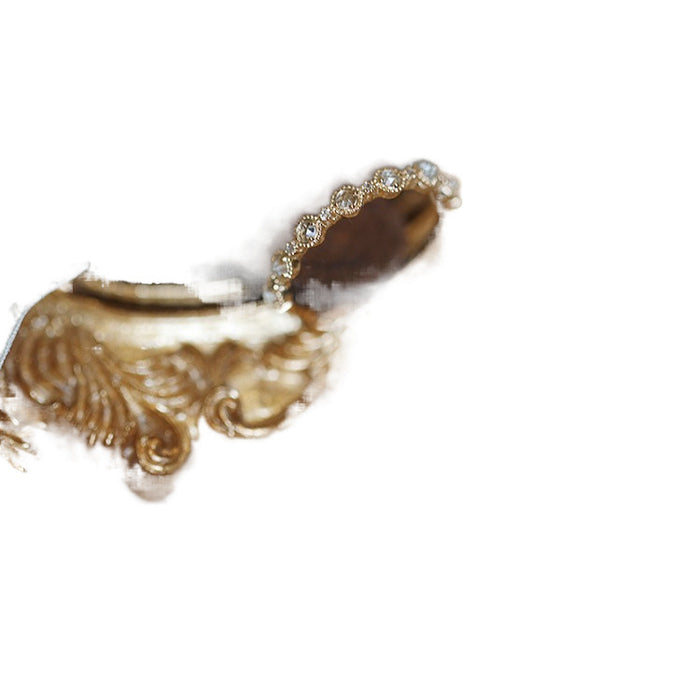 Wholesale Wreath Natural Rose Cutting Luxury Ring