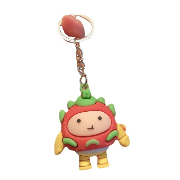 Wholesale Keychains silicone doll cute car bag ornaments