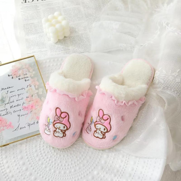 Wholesale Cartoon Cute Autumn and Winter Plush Cotton Slippers JDC-SP-MKA004