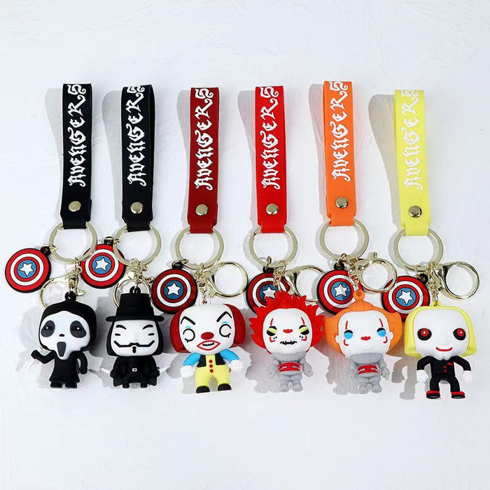 Wholesale Keychain Silicone Doll Pendant Car Bag Small Pendant