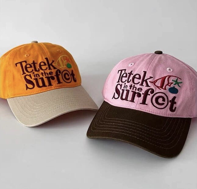 Wholesale New niche contrasting color embroidered retro duckbill cap versatile couple sun shading baseball cap