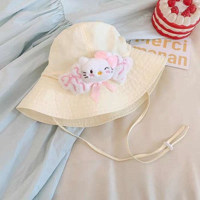Wholesale Wholesale bow button quick drying fisherman hat, thin version, breathable flip eave basin hat, sunshade and sun protection hat