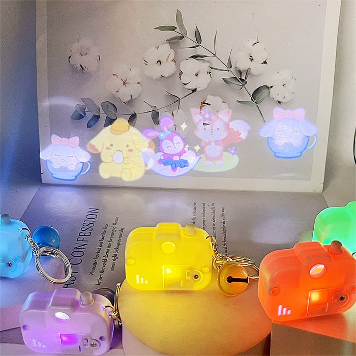 Wholesale Projection camera keychain, children's toy backpack pendant