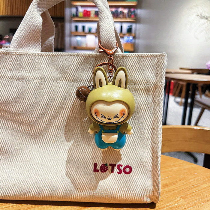 Wholesale Face-Changing doll  Keychain Cute Cartoon Toys Couple Bag Pendant Doll Machine Small Gift