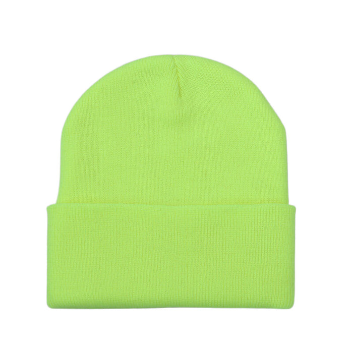 Wholesale Solid Color Acrylic Knitted Beanie JDC-FH-Kamie008