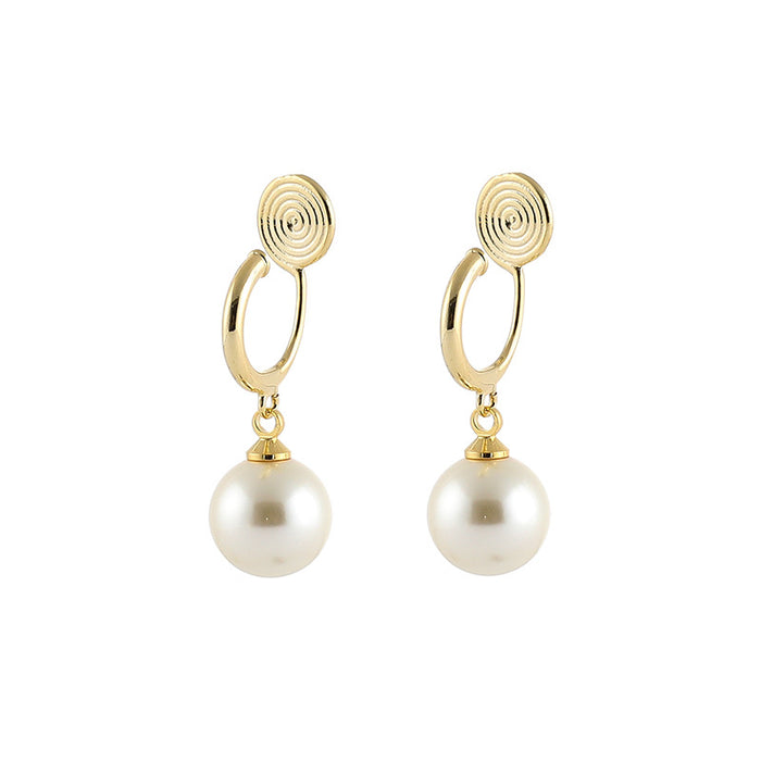 Wholesale Pearl Ear Buckle Earrings Earrings Pendants Temperament Earrings Earrings Earrings Earrings Clips No Earholes