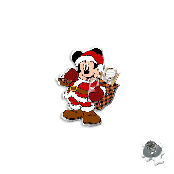 Wholesale Cartoon Christmas Series Wreath Resin Brooch JDC-BCH-XiangL003