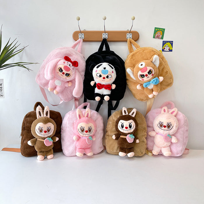 Wholesale Cartoon plush toy children' s Shoulder Bags