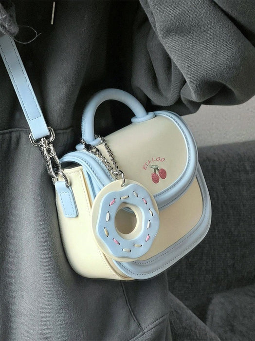 Wholesale Cute Cherry Embroidery  Shoulder Crossbody Bag for Women