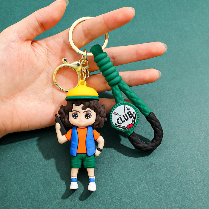 Wholesale Cartoon Creative Cute Silicone Keychain Pendant
