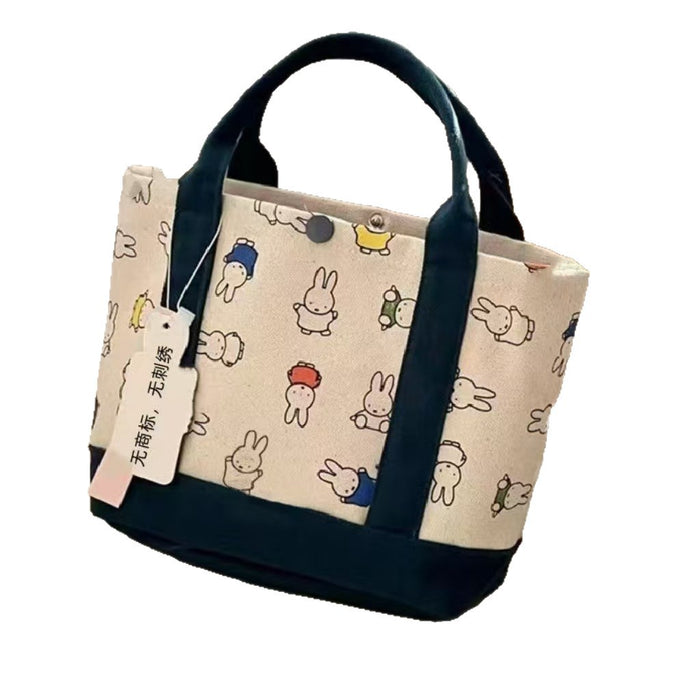 Wholesale Cute Rabbit Embroidered Cartoon Canvas Bag