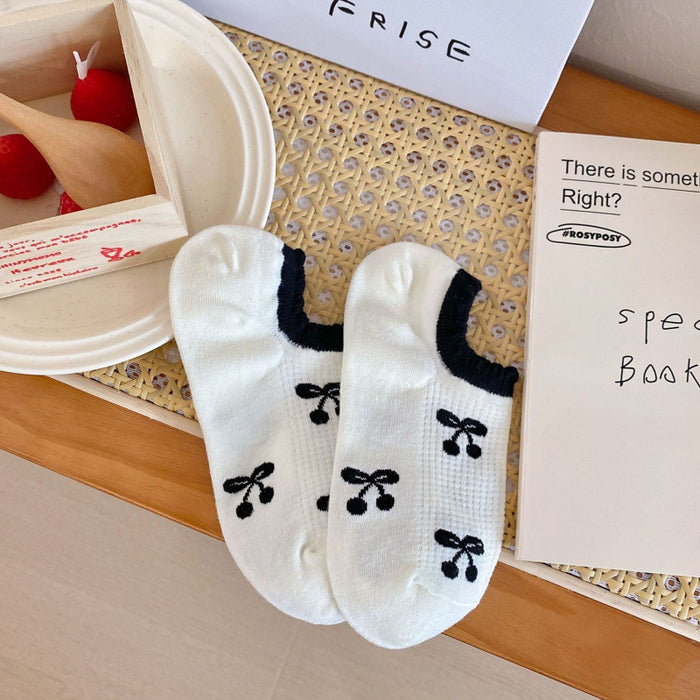 Wholesale Shallow socks, short socks, boat socks, invisible socks, cute mesh socks, thin socks