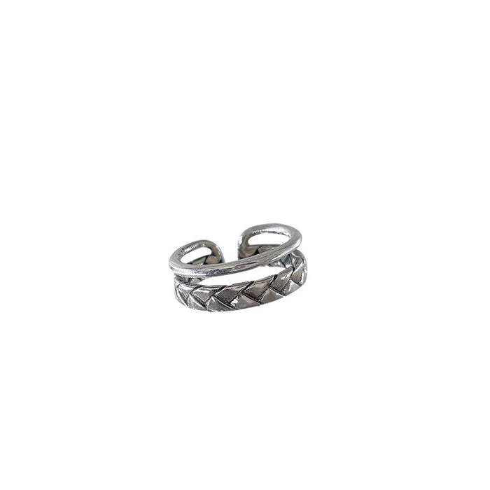 Wholesale Small niche design, open ring, fashionable personality, simple and cool style, tail ring for women