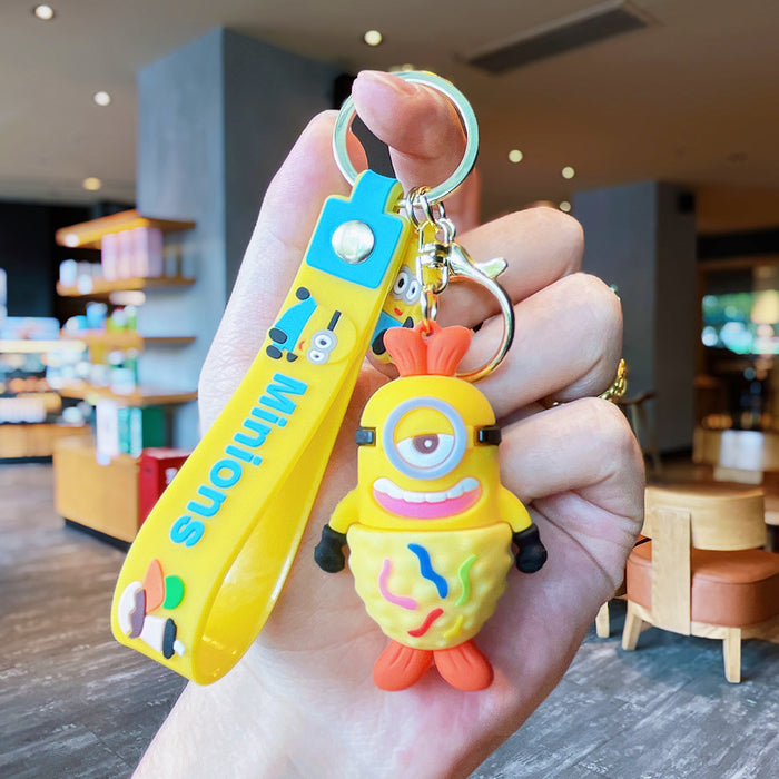 Wholesale Cartoon Creative Keychain Exquisite 3D Doll Backpack Pendant Accessories